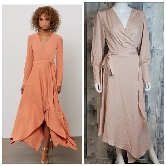 NWOT BCBGMAXAZRIA Wrap dress - Picture 1 of 12